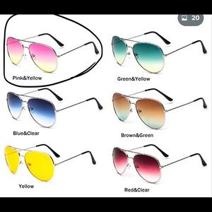 Polarized ombré sunglasses